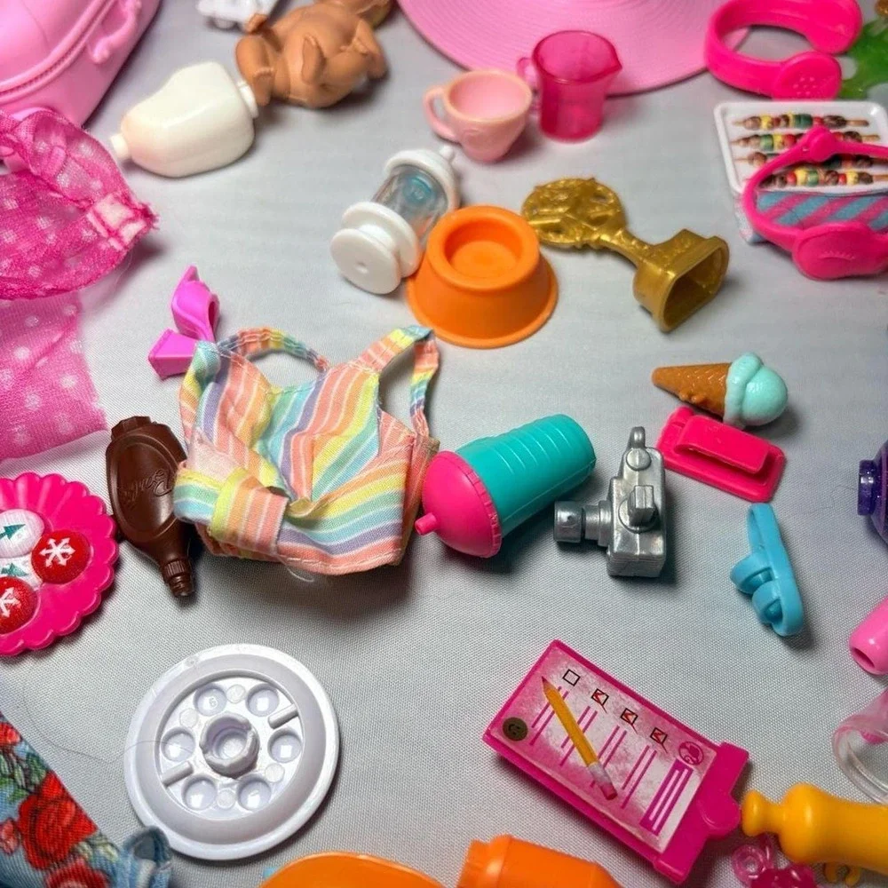 HUGE Barbie AccessoryLot Animals Clothes Shoes Purses Replacements Dress up Play